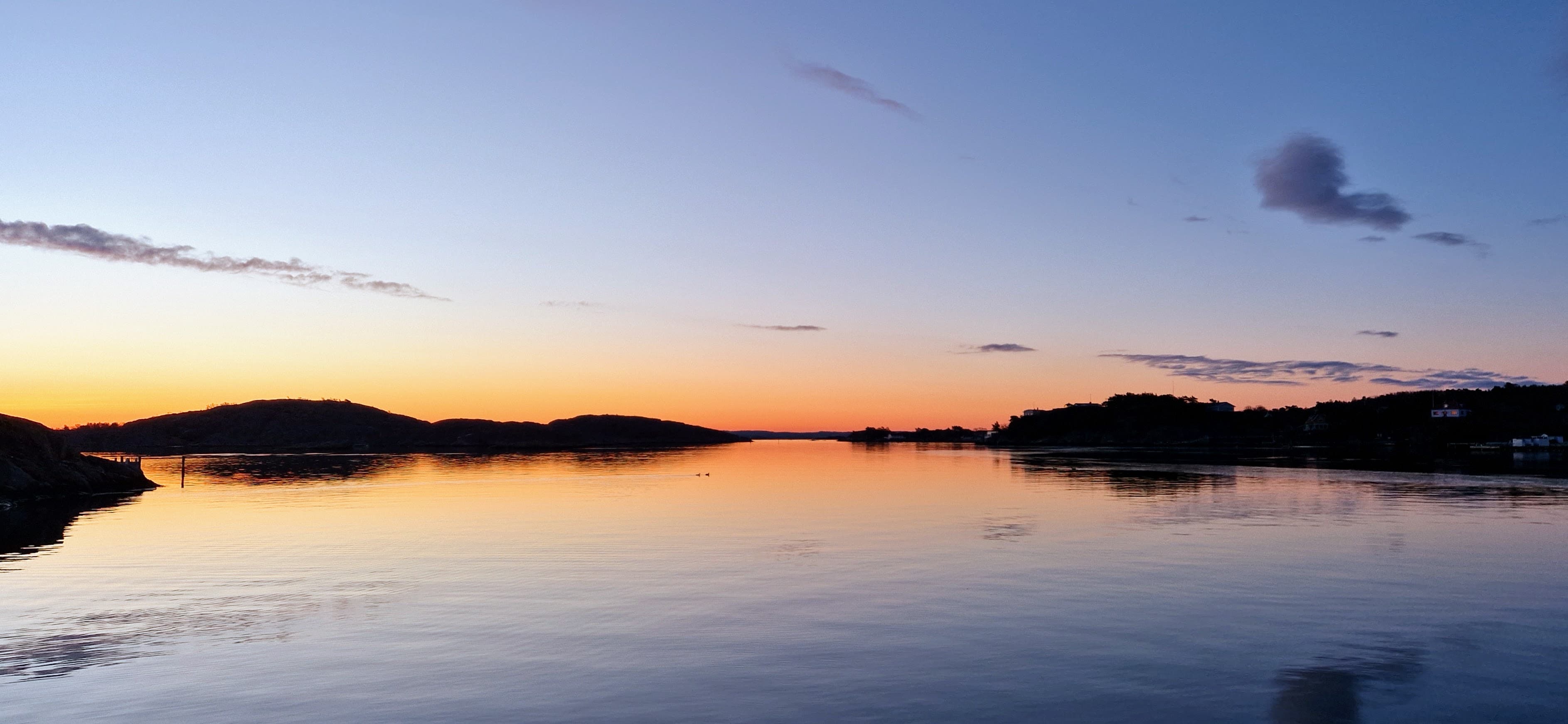 Solnedgång över Källö